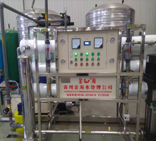 江苏公司用6吨反渗透设备安装现场